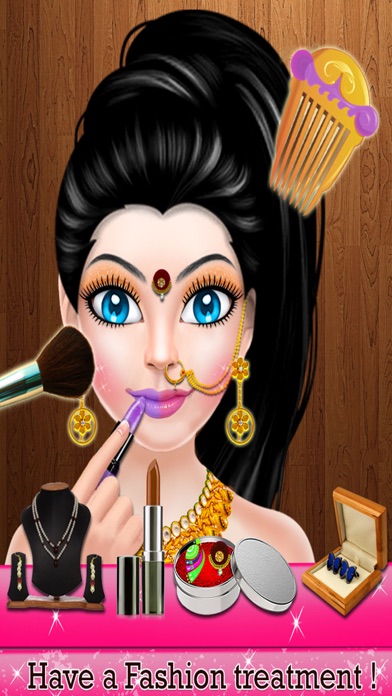 Indian Wedding Girl Salon Game screenshot 2