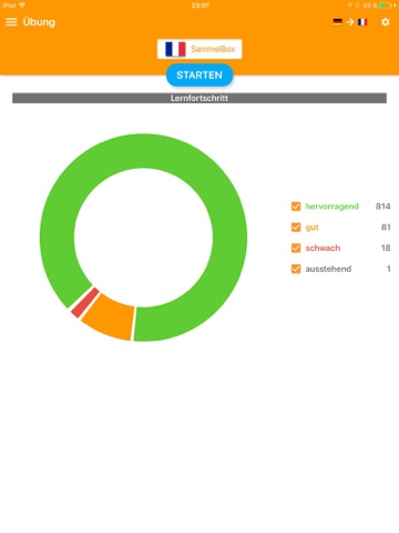 VokabelBox Vocabulary trainer screenshot 4