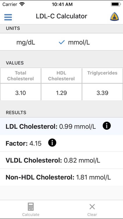 LDL Cholesterol Calculator by Johns Hopkins Digital