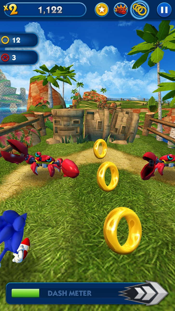Sonic Dash - Free Hack screenshot 2 - iOS game interface
