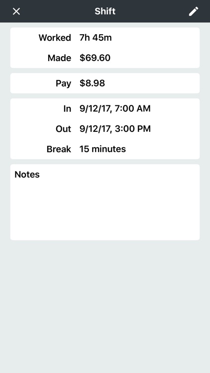 Clock In/Out for Work- Shift Tracker for your Job