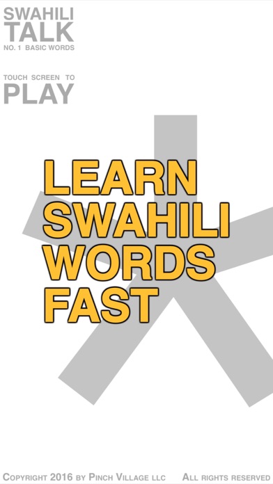 Swahili Talk screenshot 1