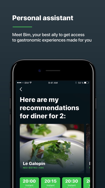 Bim - Restaurants Reservation screenshot-0