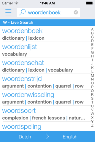 Dictionary Dutch English screenshot 2
