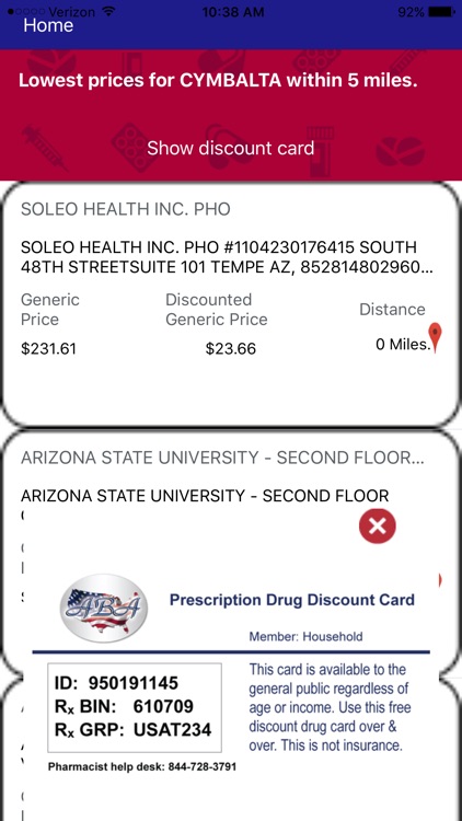 ABA Drug Card screenshot-3