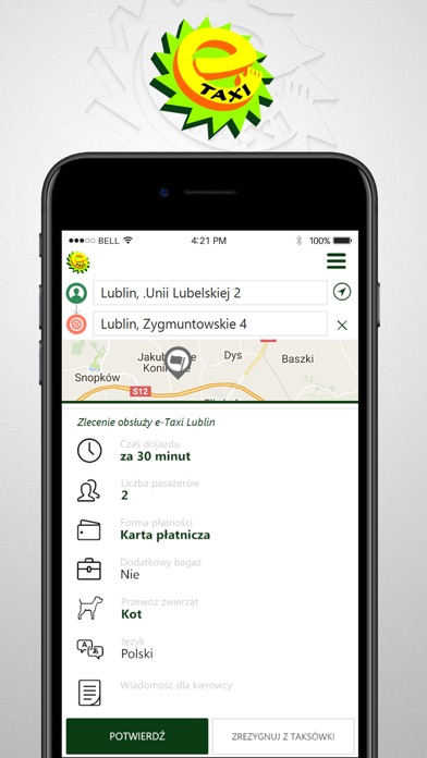 e-Taxi Lublin screenshot 3