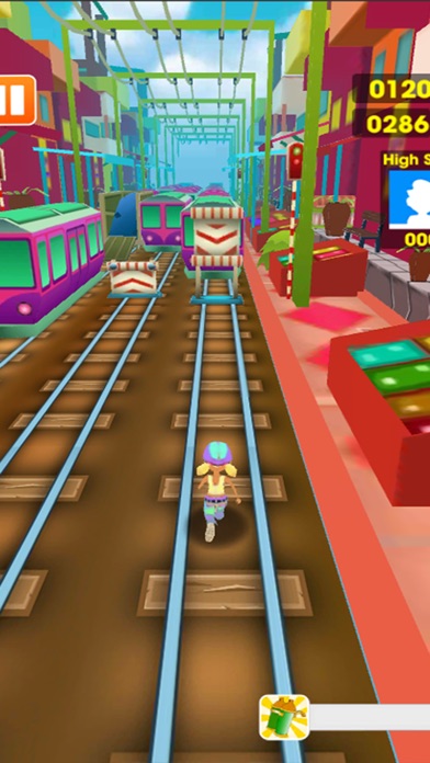 Rush Runner Train Surf 3D screenshot 3