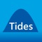 'Tide Table' displays tide prediction information for your current location and for selected locations on your mobile device