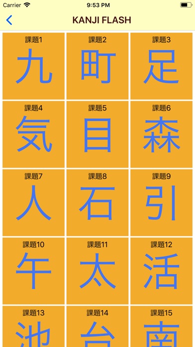 Kanji JLPT FlashCard screenshot 2