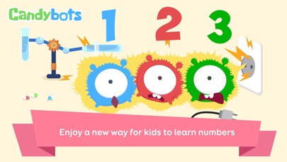 CandyBots Numbers 123 Kids Fun screenshot 2