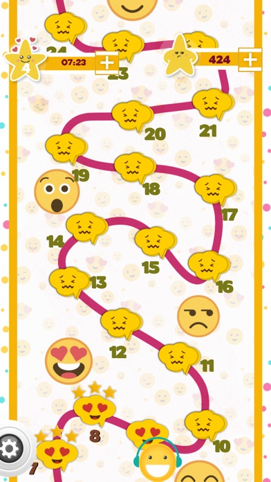 Emoji Bubble Shooter Game لعبة العيد screenshot 2