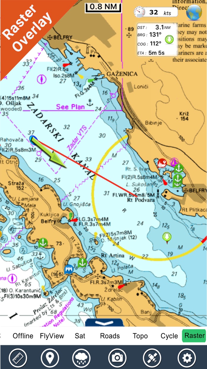 Boating Croatia Nautical Chart