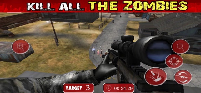 Zombie Town - Defense Sniper(圖1)-速報App