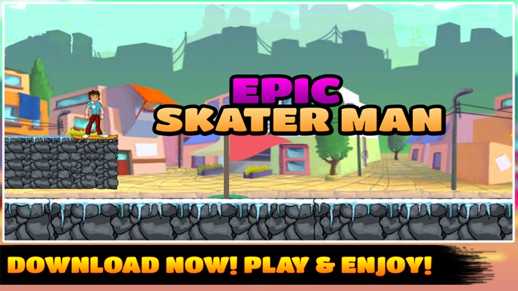 Epic Skater Man Game screenshot-3