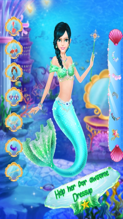 Mermaid Games - Makeover and Salon Game screenshot-4