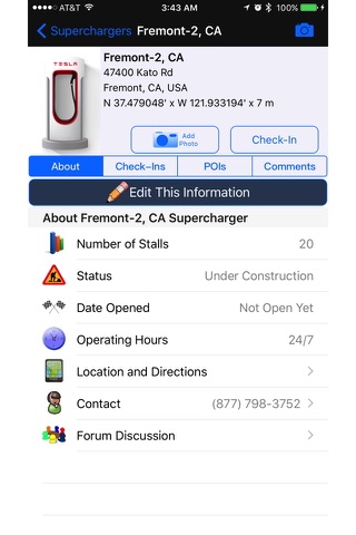 Superchargers For Tesla screenshot 2
