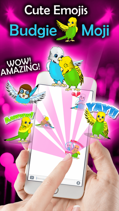 BudgieMoji - Parakeet Emojis Screenshots