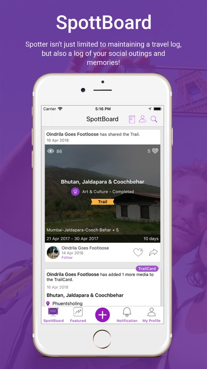 Spotter - Socio Travel App