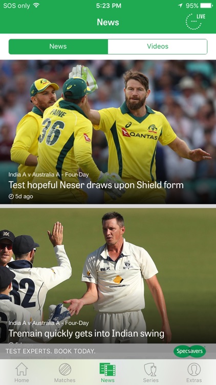Cricket Australia Live