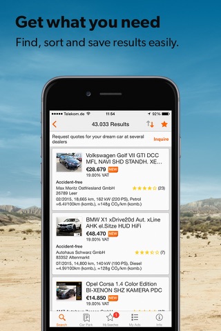 mobile.de - car market screenshot 2