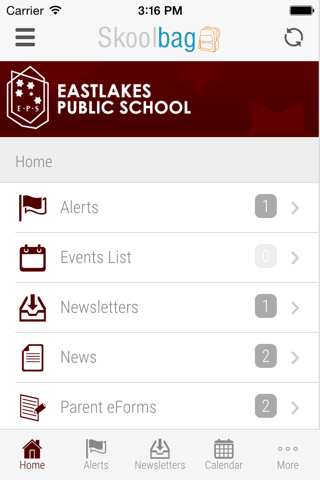 Eastlakes Public School - Skoolbag screenshot 2