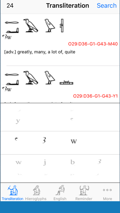 How to cancel & delete Aaou Hieroglyph Dictionary from iphone & ipad 1