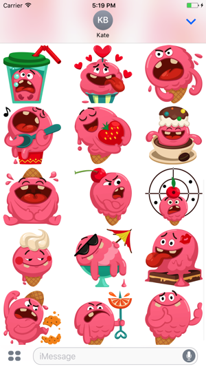 Ice-Cream Emoji Sticker(圖3)-速報App