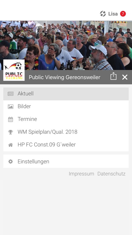 Public Viewing Gereonsweiler