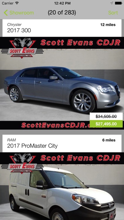 Scott Evans Chrysler Dodge Jeep Ram DealerApp