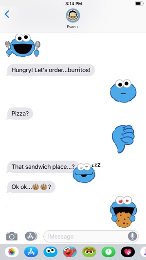 Cookie Monster Stickers(圖4)-速報App