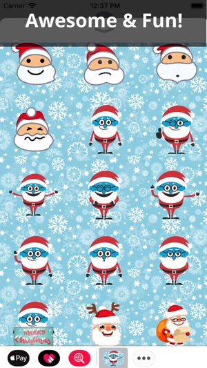 HoHo Emojis - Santa Stickers(圖3)-速報App