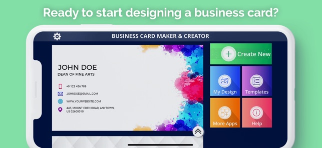 Virtual Business Card Maker