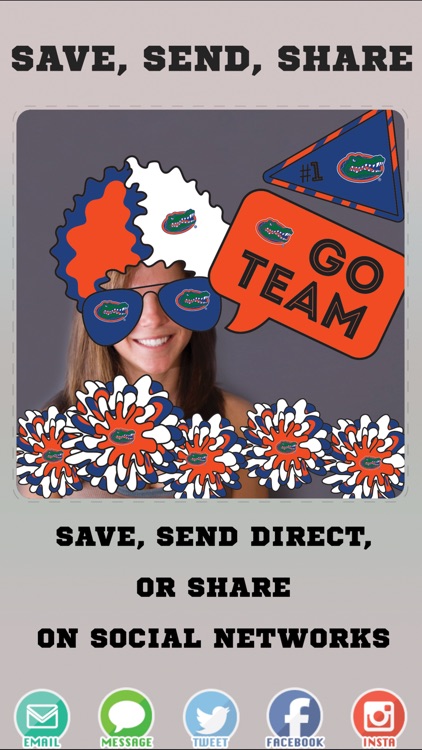 Florida Gators PLUS Selfie Stickers screenshot-3