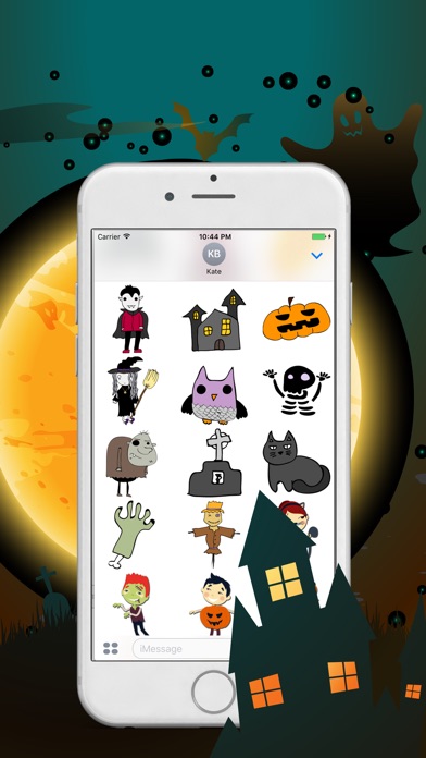 Cute And Scary Halloween Stickers screenshot 3