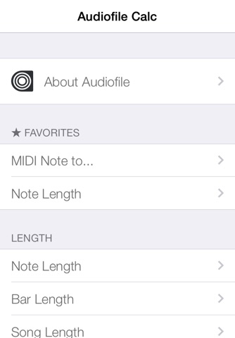 Audiofile Calc screenshot 4