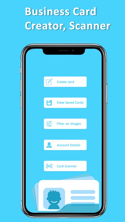 Business Card Creator, Scanner