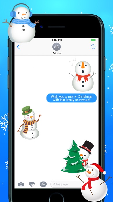 Snowman Emojis screenshot 2