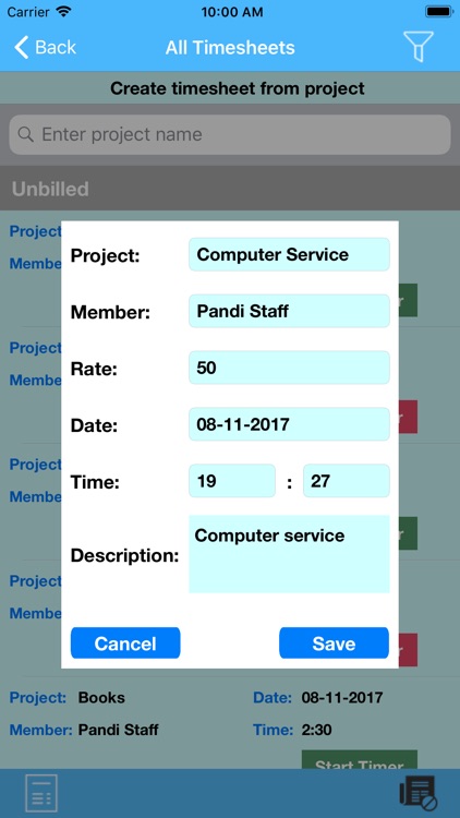 Time Management App