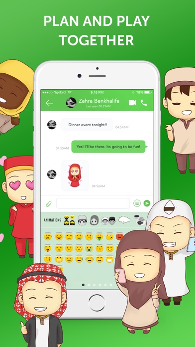 MEMA - Muslim Emoji Message screenshot 2