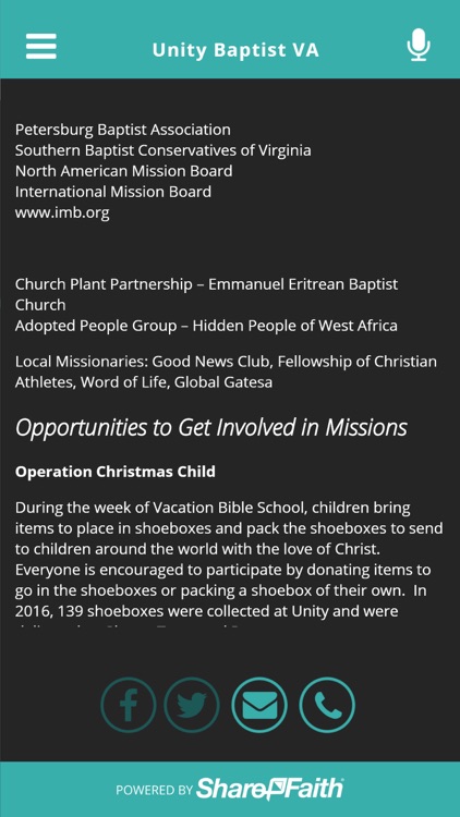 Unity Baptist VA
