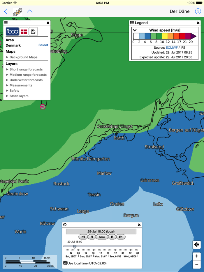 Fischland Darß App für Urlaub
