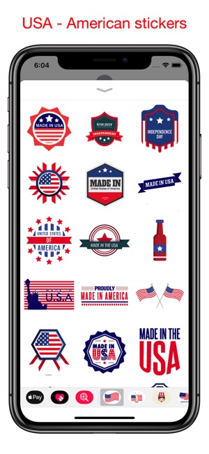 USA - American stickers(圖1)-速報App