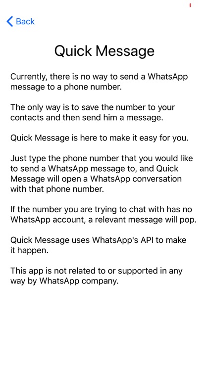 Quick Message for WhatsApp