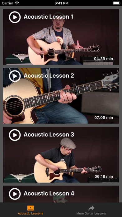 Top 40 Acoustic Lessons screenshot 2