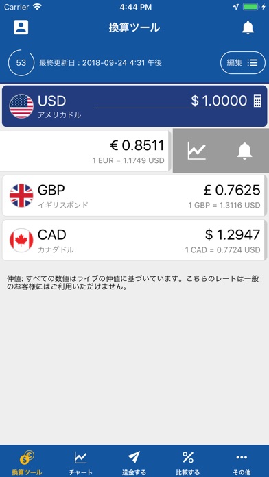 XE Pro 通貨換算ツール&為替レート計算機 screenshot1
