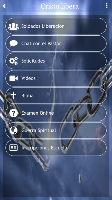 Cristo Libera app screenshot 2