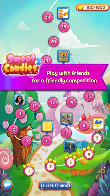 Sweet Candies 2 - Huge Match 3 screenshot-4