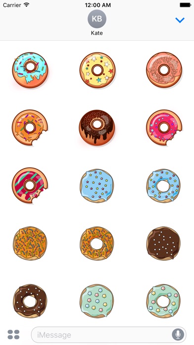 Colorful cute donuts screenshot 2
