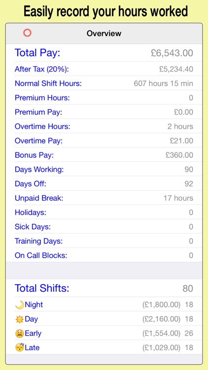 ShiftLife Organizer screenshot-3