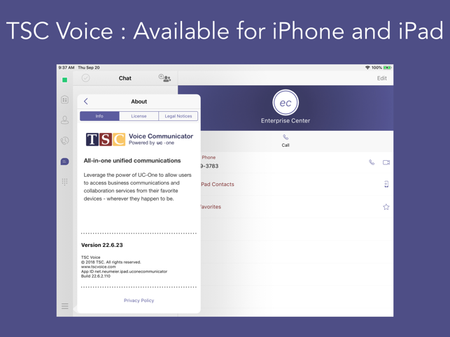 TSC Voice for iPad